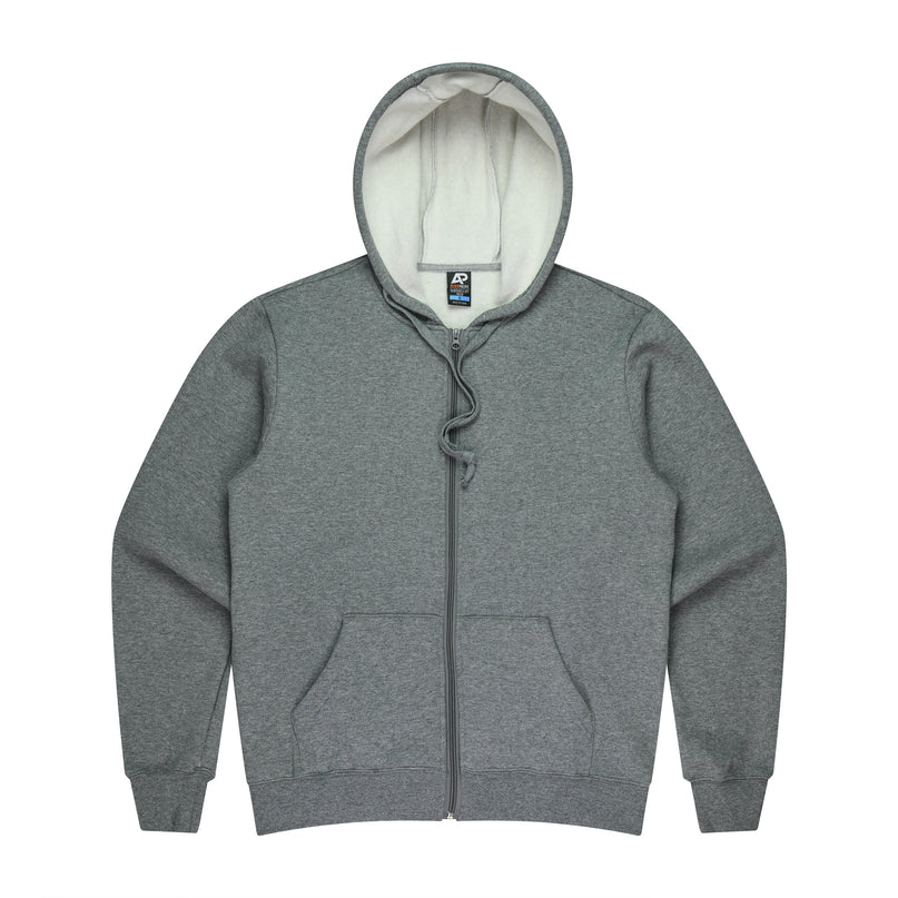 Aussie Pacific-Queenscliff Zip Mens Hoodies-N1528