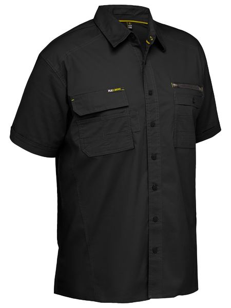 Bisley - Flex & Move Utility Work Shirt-Short Sleeve - BS1144