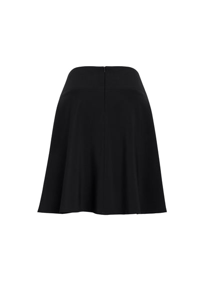 Biz Corporates Womens Bandless Flared Skirt 20718