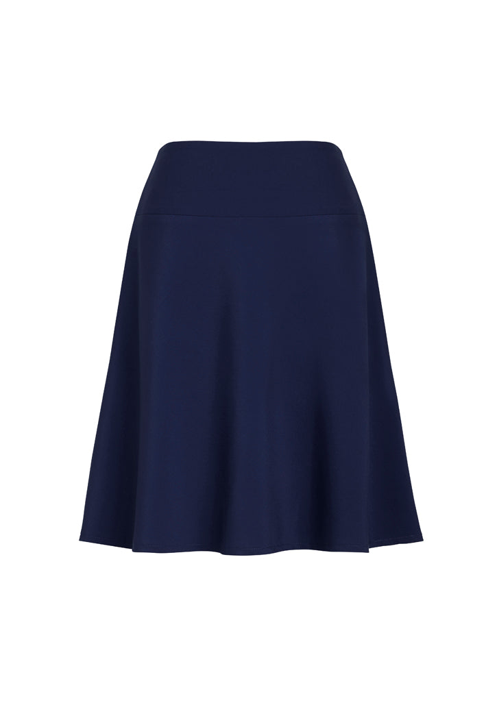 Biz Corporates Womens Bandless Flared Skirt 20718