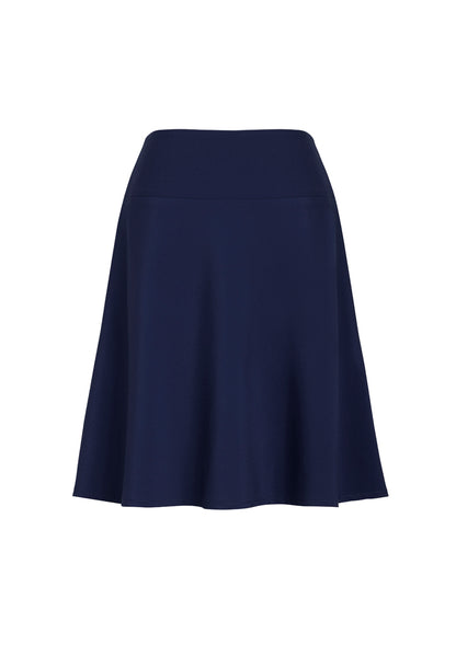 Biz Corporates Womens Bandless Flared Skirt 20718