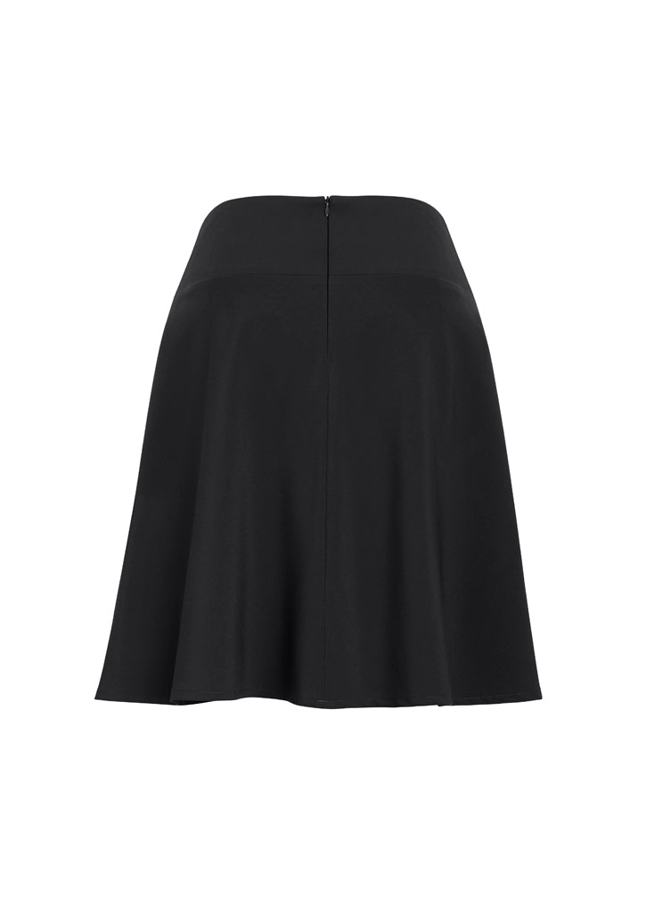 Biz Corporates Womens Bandless Flared Skirt 20718