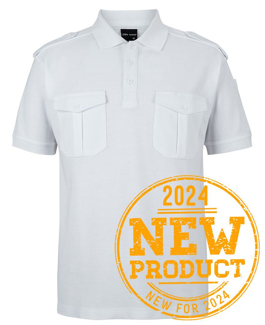 JB's Wear - S/S 250 Epaulette Polo - 210ES