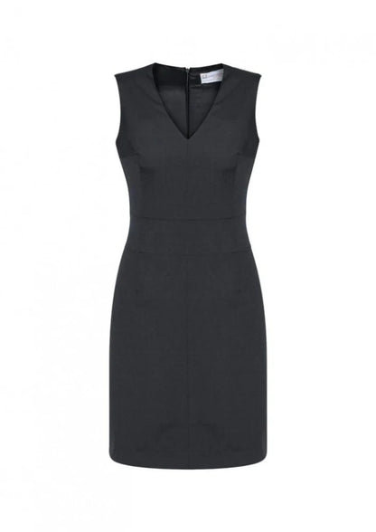 Sleeveless V Neck Dress
