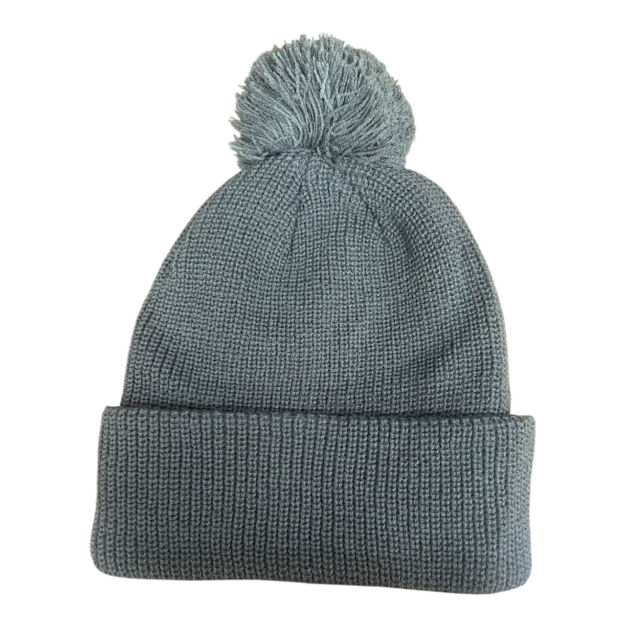Headwear - 6 Seam Knitted Beanie W/ - Pom Pom - 3061