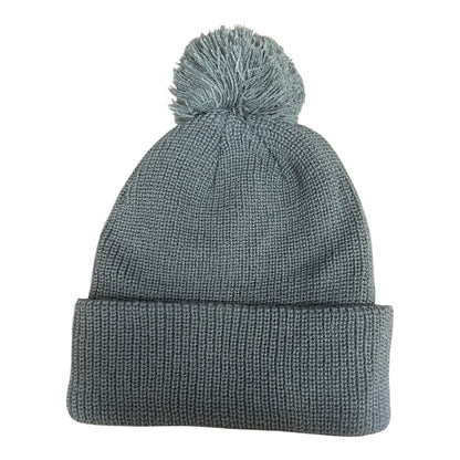 Headwear - 6 Seam Knitted Beanie W/ - Pom Pom - 3061