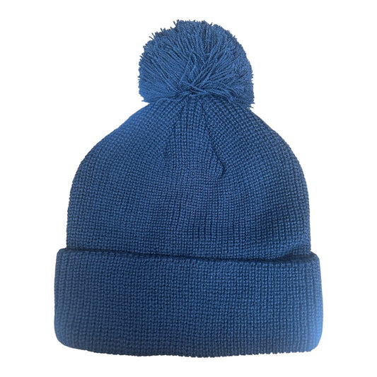 Headwear - 6 Seam Knitted Beanie W/ - Pom Pom - 3061