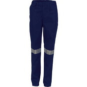 Dnc - Ladies Cotton Drill Pants With 3M Reflective Tape - 3328