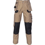 Dnc - Duratex Cotton Duck Weave Tradies Cargo Pants with twin holster tool pocket - knee pads not included - 3337