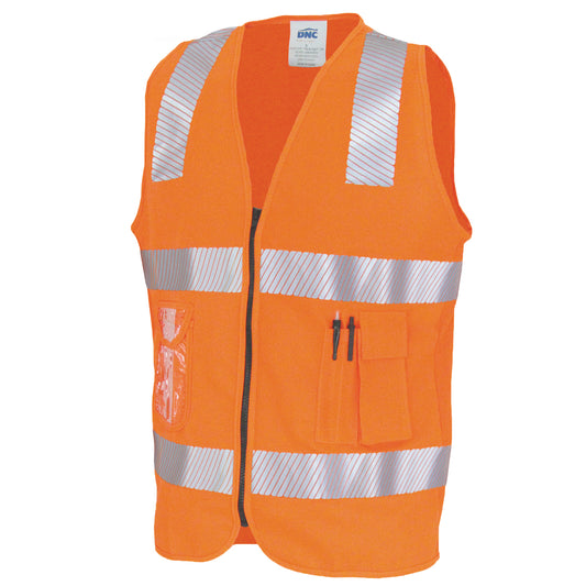 Dnc - Day/Night Side Panel Safety Vest with Segment R/Tape - 3508