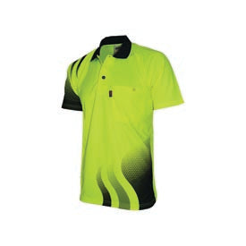 Dnc - Wave HiVis Sublimated Polo - 3563