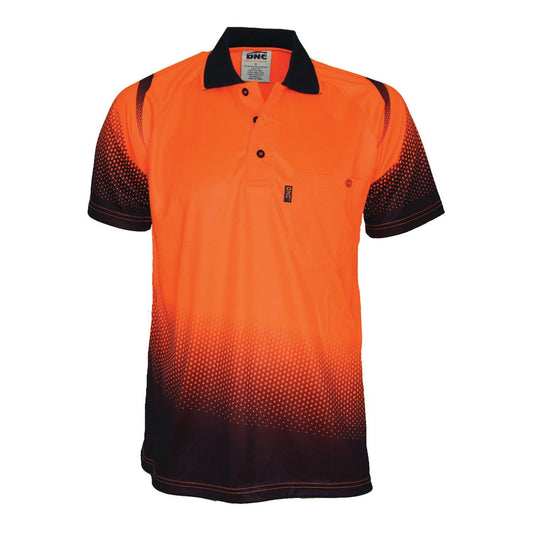 Dnc - Ocean HiVis Sublimated Polo - 3568