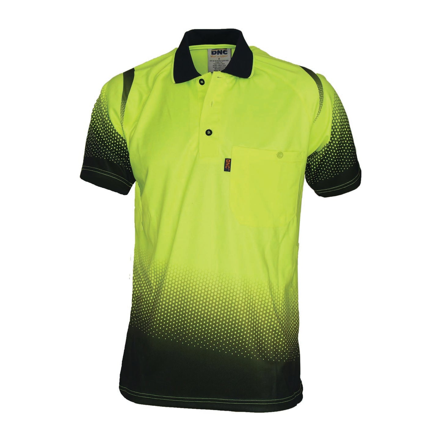 Dnc - Ocean HiVis Sublimated Polo - 3568