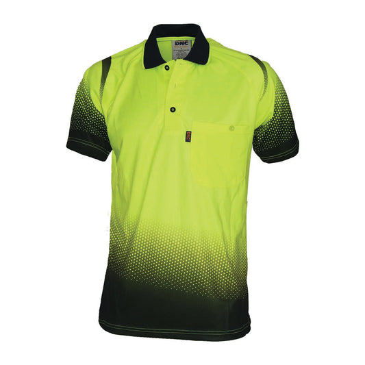 Dnc - Ocean HiVis Sublimated Polo - 3568