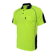 Dnc - Hi-Vis Semicircle-Piping Polo - 3569