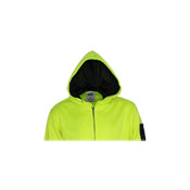 Dnc - Hivis 2 Tone Full Zip Super Fleecy Hoodie - 3722