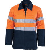 DNC - HiVis Two Tone Protect or Drill Jacket with 3M R/ Tape - 3858