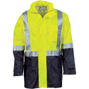 DNC - HiVis Two Tone Light weight Rain Jacket with 3M R/Tape - 3879