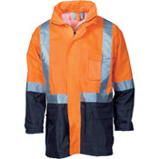 DNC - HiVis Two Tone Light weight Rain Jacket with 3M R/Tape - 3879