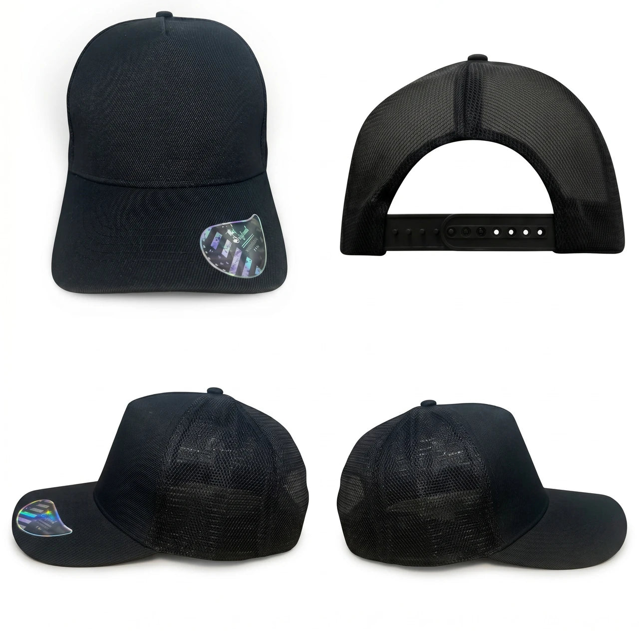 Headwear - American Premium Twill/Mesh Deep Fit Trucker Cap - 3996