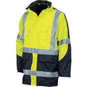 DNC - HiVis Cross Back 2 Tone D/N “6 in 1” Contrast Jacket (Outer Jacket and Inner Vest can be sold separ 3998