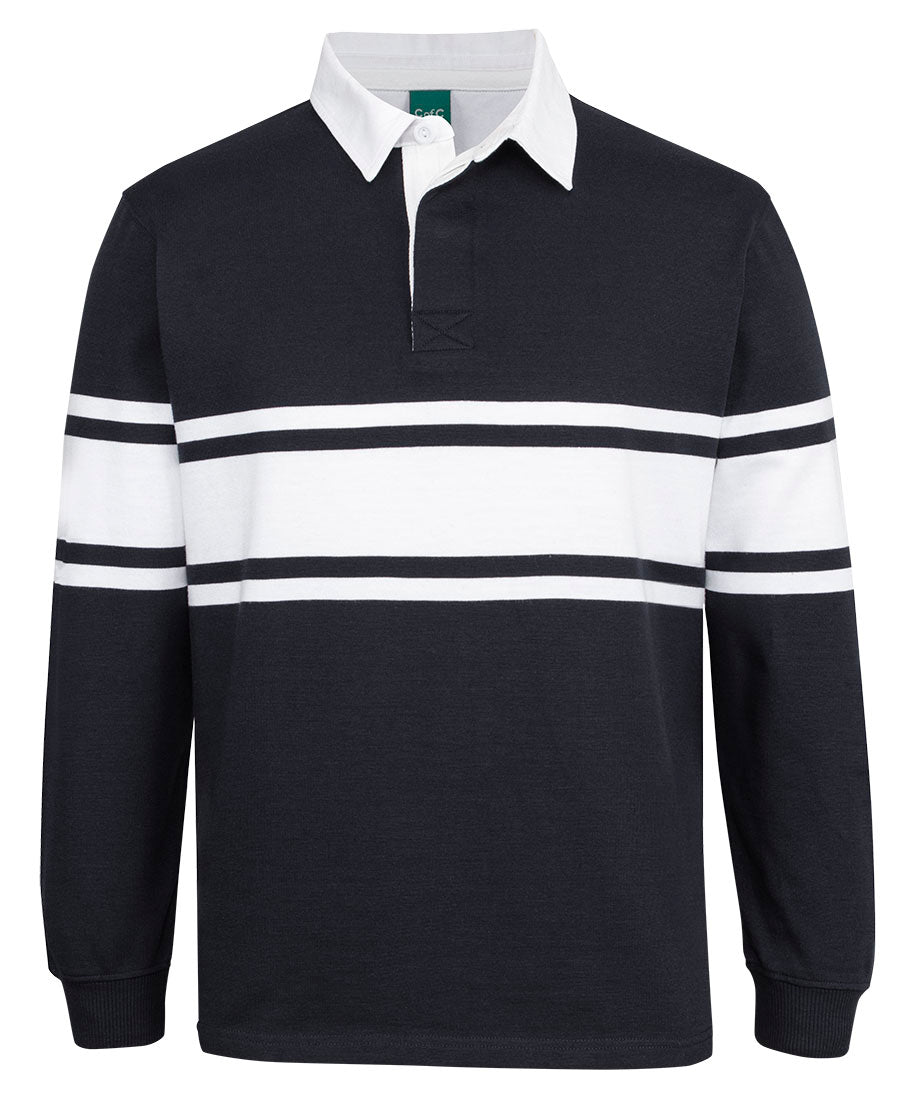 Jb's Wear - C Of C 3 Stripe Yarn Dyed Rugby - 3RY3