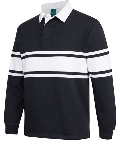 Jb's Wear - C Of C 3 Stripe Yarn Dyed Rugby - 3RY3