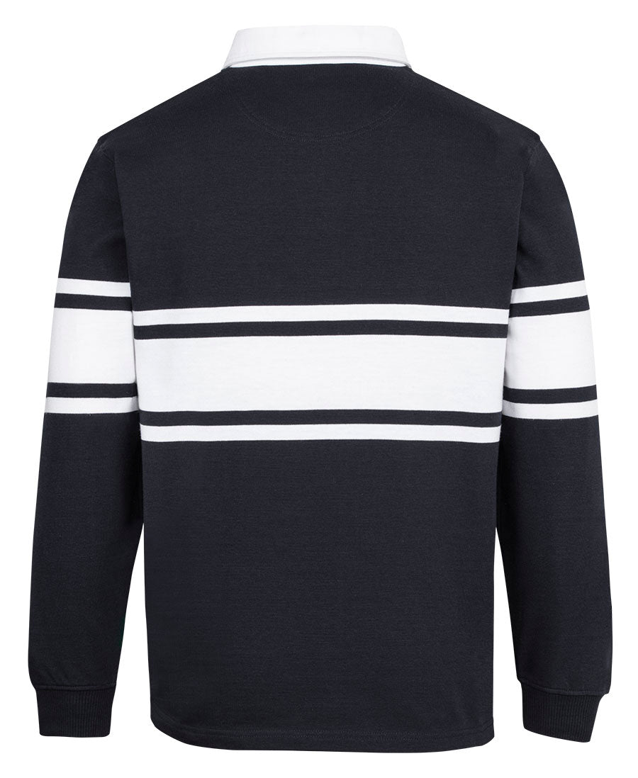 Jb's Wear - C Of C 3 Stripe Yarn Dyed Rugby - 3RY3