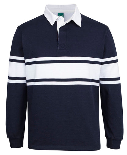 Jb's Wear - C Of C 3 Stripe Yarn Dyed Rugby - 3RY3