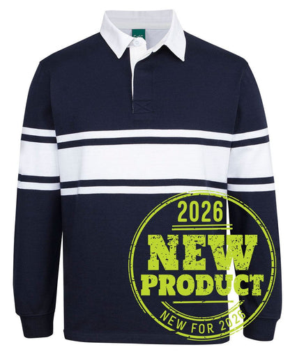 Jb's Wear - C Of C 3 Stripe Yarn Dyed Rugby - 3RY3