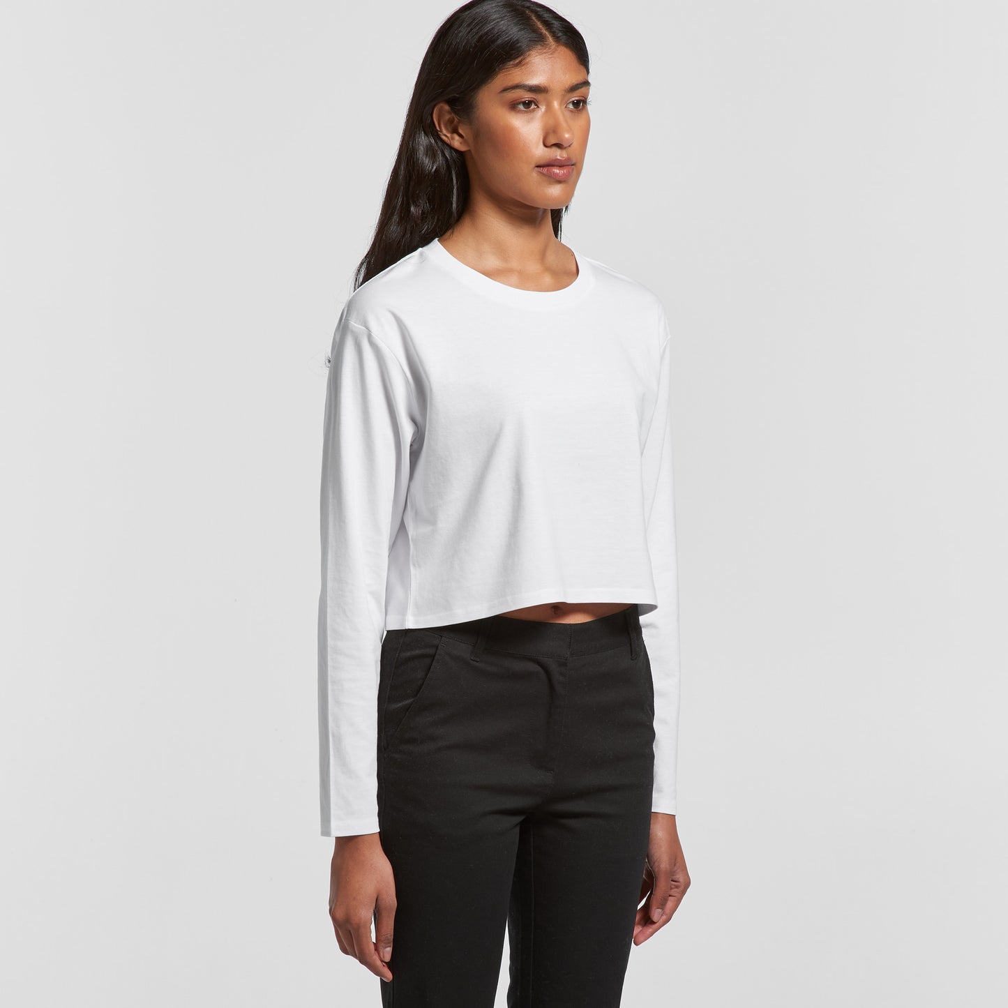 As Colours - Women's Crop L/S Tee - 4058