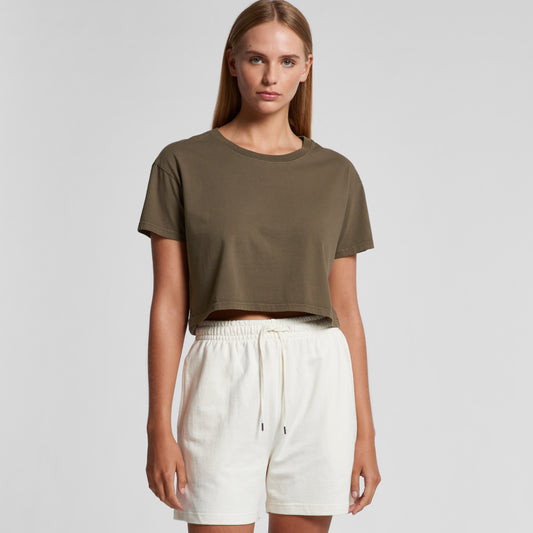 As Colour - Women's Faded Crop Tee - 4062F