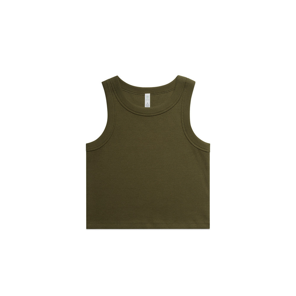 As Colour - Women's Organic Rib Crop Tank - 4064G