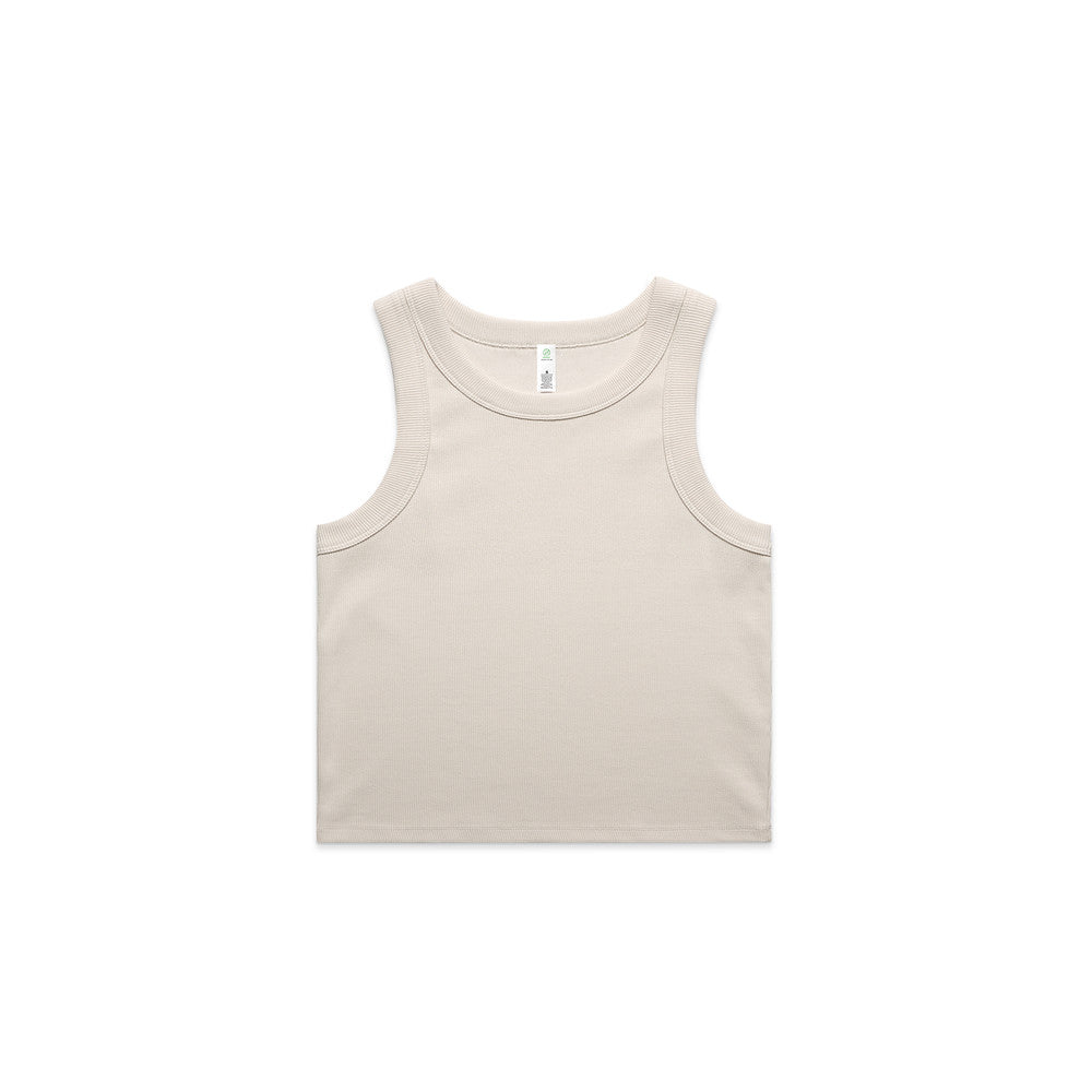 As Colour - Women's Organic Rib Crop Tank - 4064G