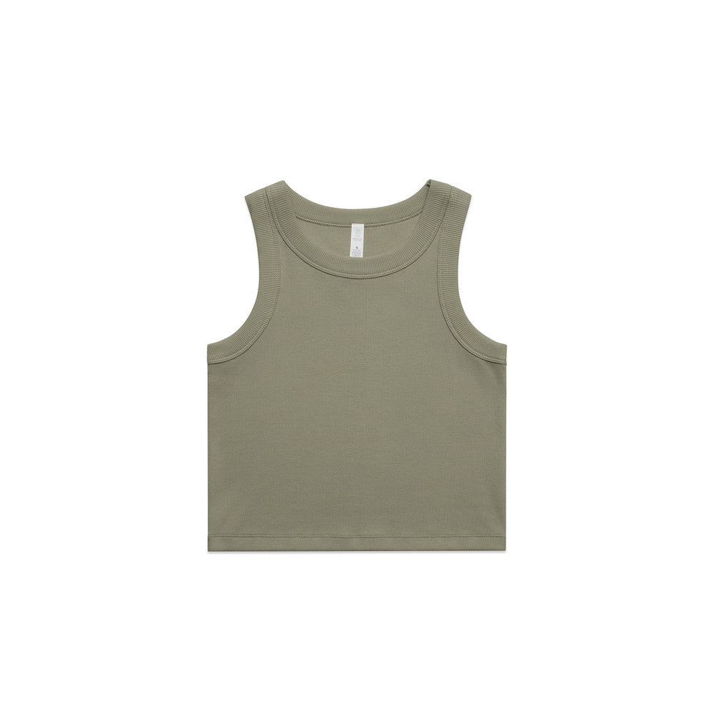 As Colour - Women's Organic Rib Crop Tank - 4064G
