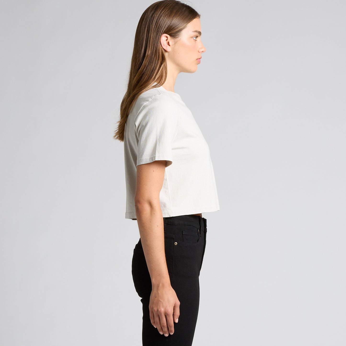 As Colour - Women's Heavy Faded Crop Tee - 4089