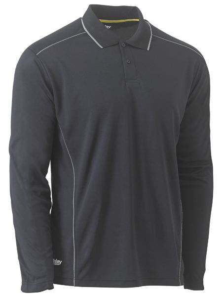 Bisley - Cool Mesh Polo With Reflective Piping - BK6425