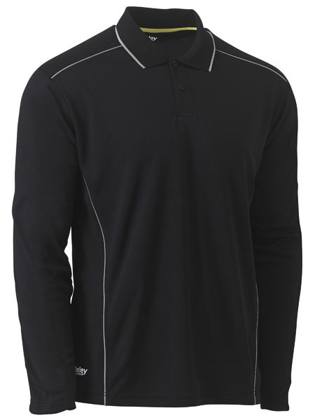 Bisley - Cool Mesh Polo With Reflective Piping - BK6425