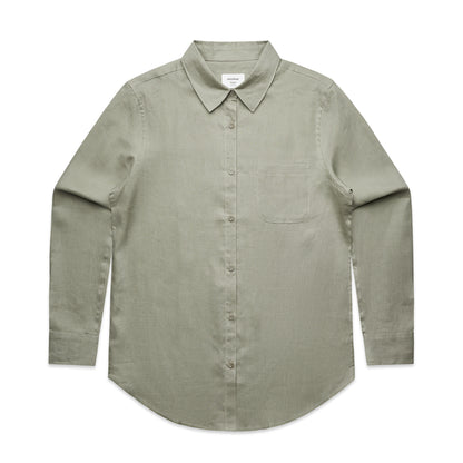 As color-Wo's Linen Shirt-4418
