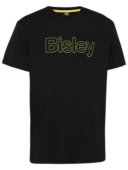 Bisley - Cotton Outline Logo Tee -BKT084