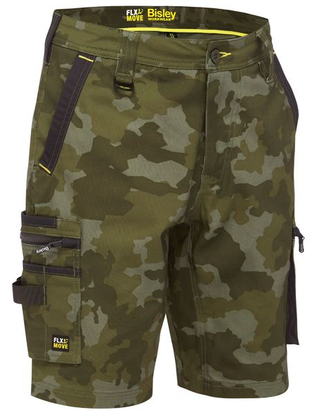 Bisley - Flx & Move™ Stretch Canvas Camo Cargo Short - Limited Edition- BSHC1337