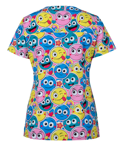 Jb's Wear - Ladies Scrub Top Printed - 4STP1