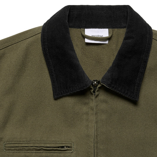 As Colour - Canvas Cord Collar Jacket - 5533