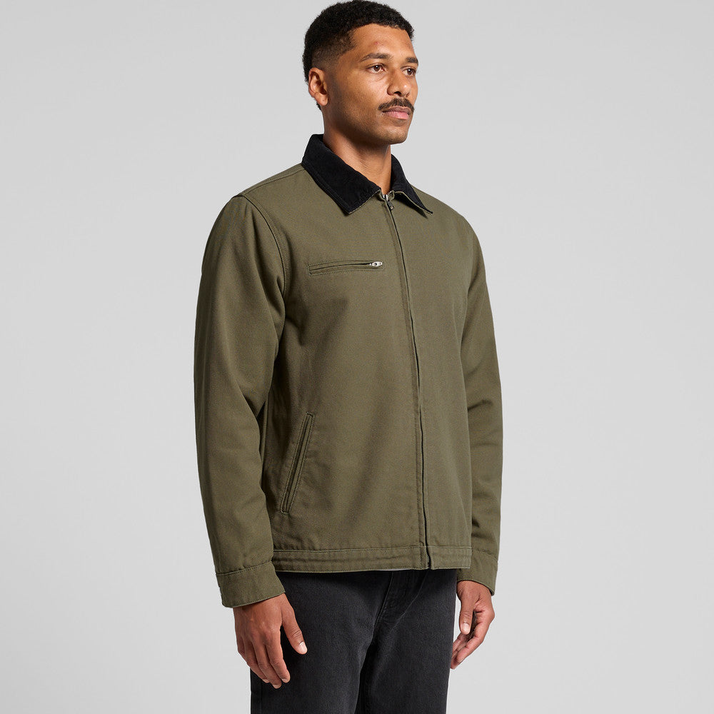 As Colour - Canvas Cord Collar Jacket - 5533
