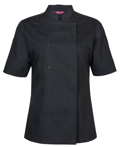 JB's Wear - Ladies S/S Snap Button Chefs Jacket - 5CJS1
