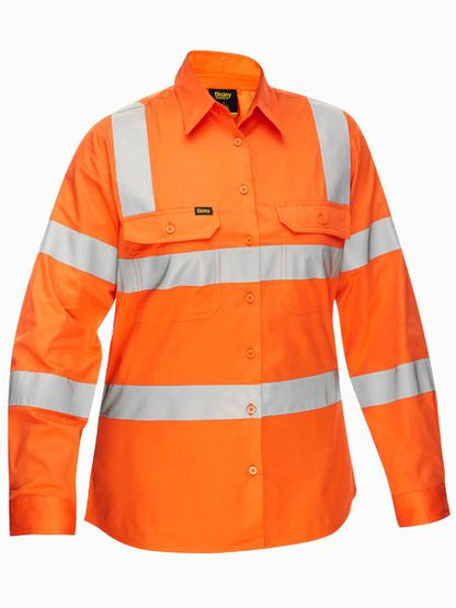 Bisley - Women's Taped Biomotion Cool Lightweight Hi Vis Shirt - BL6016T