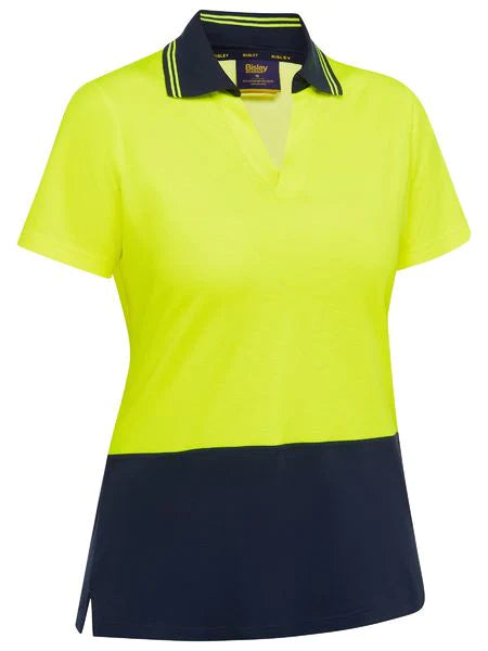 Bisley - Women's Hi Vis V-neck Polo - BKL1234