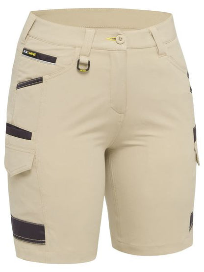 Bisley - Women's Flx & Move 4-way Stretch Zip Cargo Short - BSHL1332