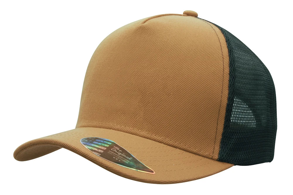Headwear - American Premium Twill/Mesh Deep Fit Trucker Cap - 3996