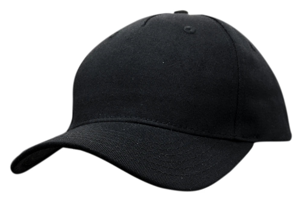 Headwear - Cotton Twill Cap with Buckle - 3963
